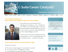 Tablet Screenshot of c-suitecareercatalysts.com